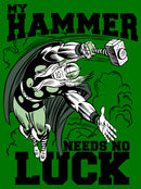 Men's Marvel St. Patrick's Day Thor My Hammer Needs No Luck T-Shirt