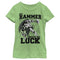 Girl's Marvel St. Patrick's Day Thor My Hammer Needs No Luck T-Shirt