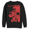 Men's Marvel Deadpool Duotone Art Sweatshirt