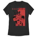 Women's Marvel Deadpool Duotone Art T-Shirt