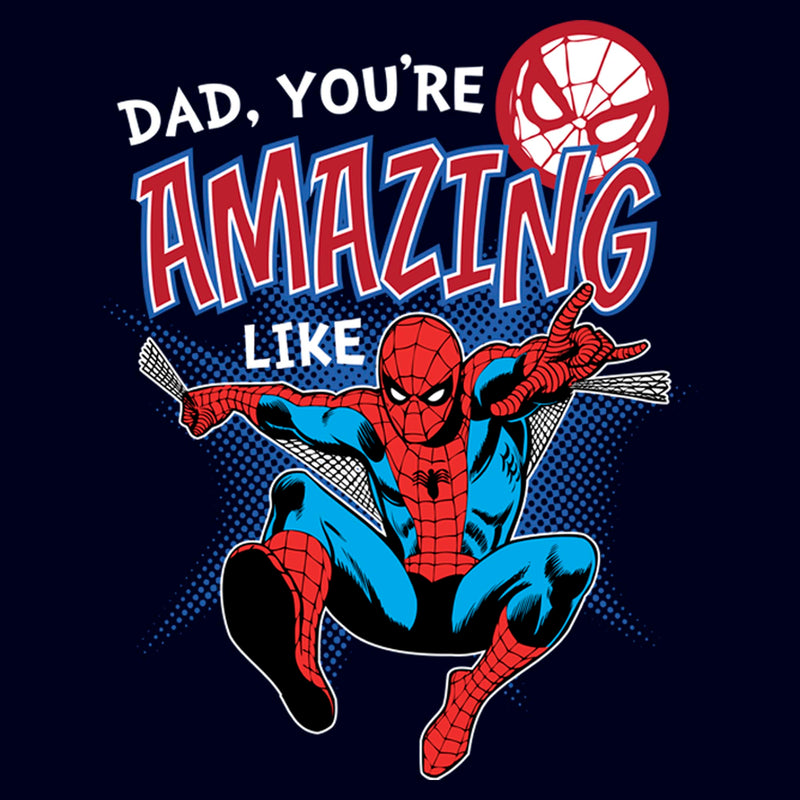 Men's Marvel Spider-Man Dad You're Amazing T-Shirt