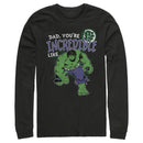 Men's Marvel Dad You're Incredible Like the Hulk Long Sleeve Shirt