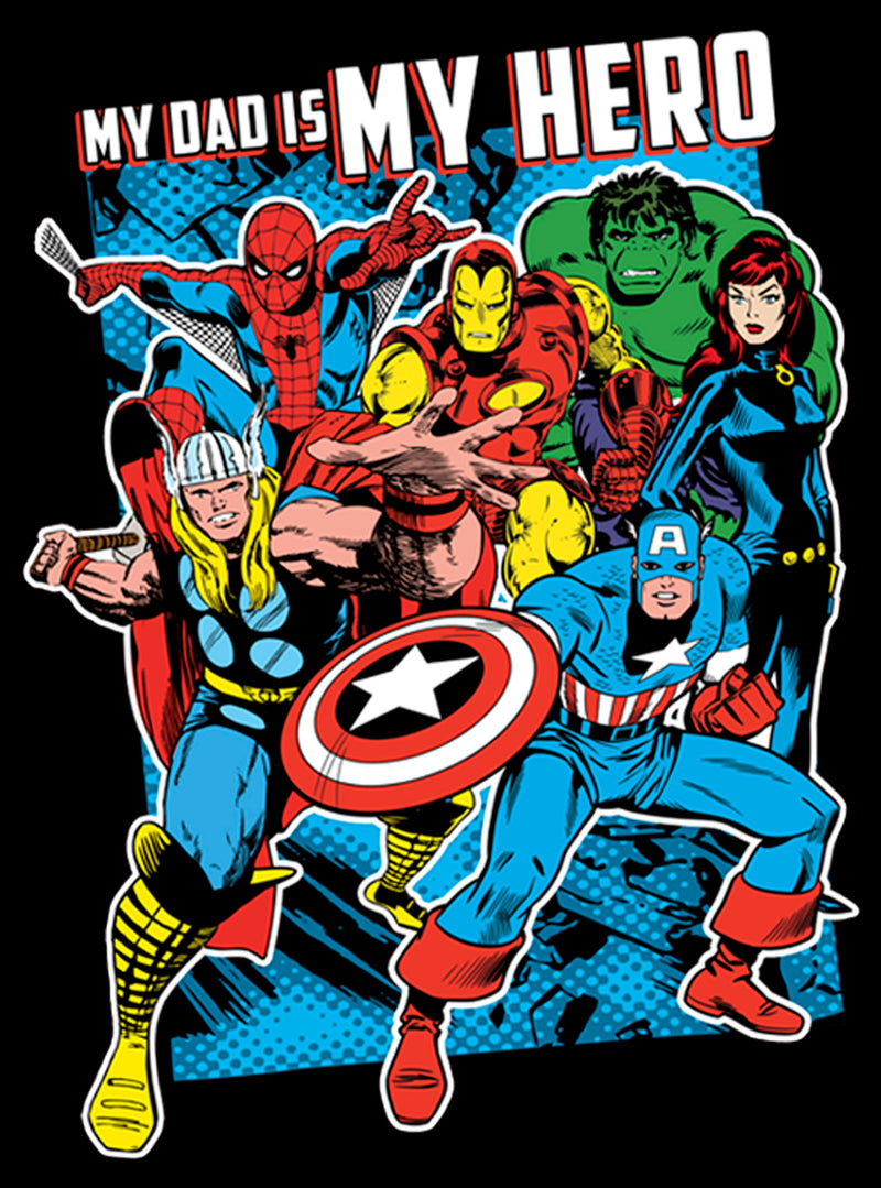 Junior's Marvel My Dad is My Hero T-Shirt