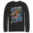 Men's Marvel My Dad is My Hero Long Sleeve Shirt