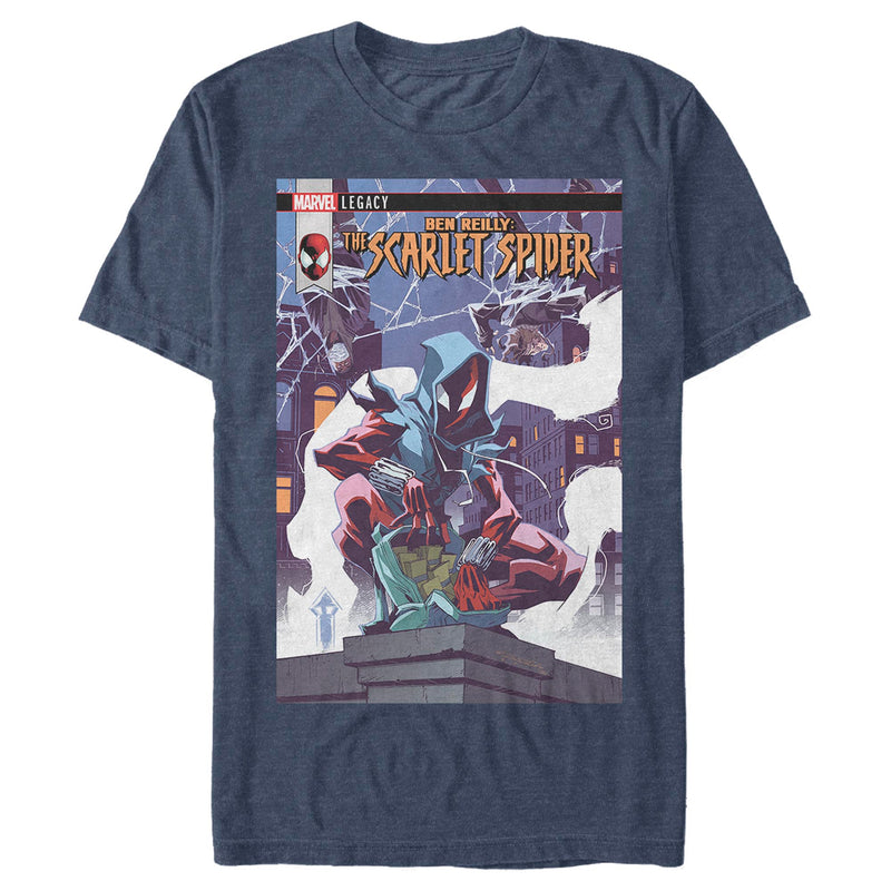 Men's Marvel Scarlet Spider Comic Cover T-Shirt