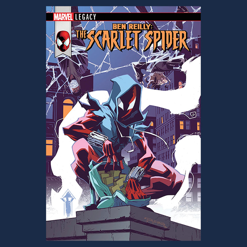 Men's Marvel Scarlet Spider Comic Cover T-Shirt