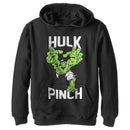 Boy's Marvel St. Patrick's Day Pinching Hulk Pull Over Hoodie