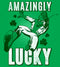 Junior's Marvel St. Patrick's Day Spider-Man Amazingly Lucky T-Shirt