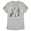 Women's Marvel St. Patrick's Day Spider-Man Amazingly Lucky T-Shirt