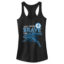 Junior's Marvel Dad You're Brave Like Black Panther Racerback Tank Top