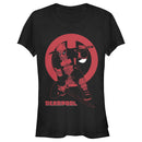 Junior's Marvel Deadpool Swords Pose T-Shirt