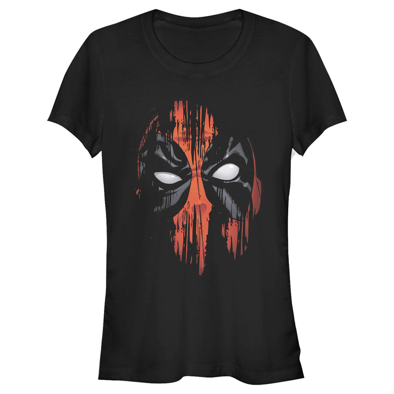 Junior's Marvel Deadpool Painted Mask T-Shirt