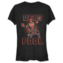 Junior's Marvel Deadpool Halftone Pose T-Shirt