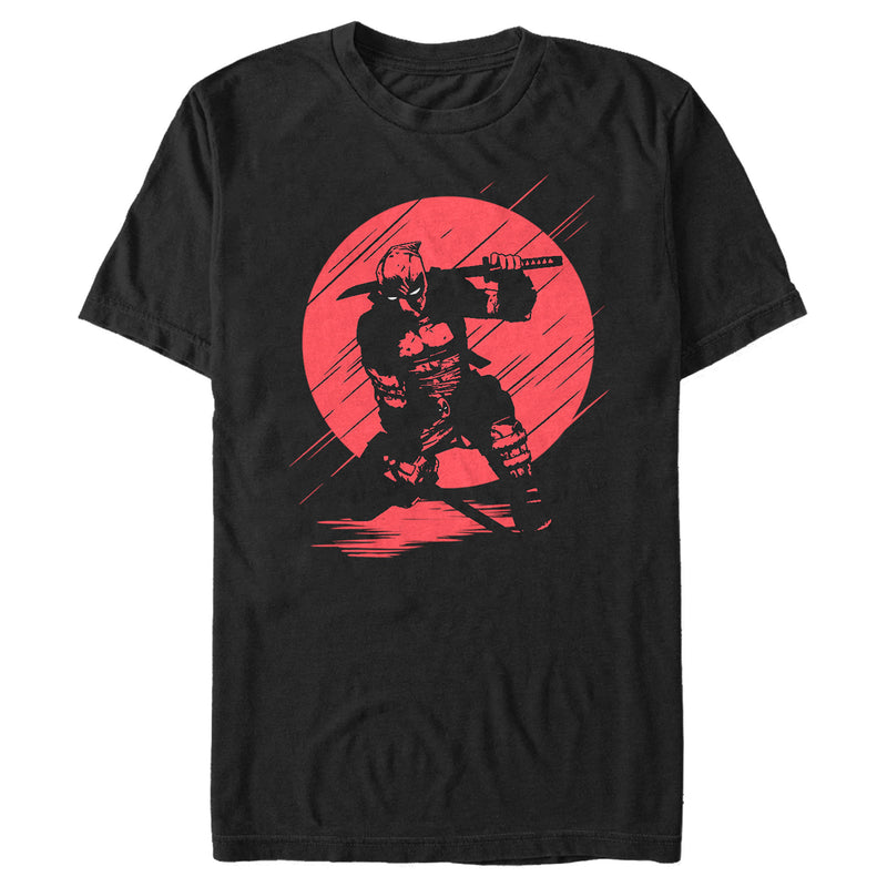 Men's Marvel Deadpool Red Silhouette T-Shirt