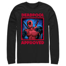 Men's Marvel Deadpool Approved Long Sleeve Shirt