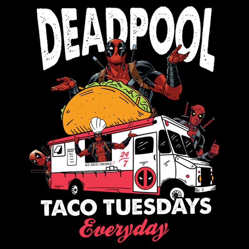 Men's Marvel Deadpool Taco Tuesdays Everyday T-Shirt