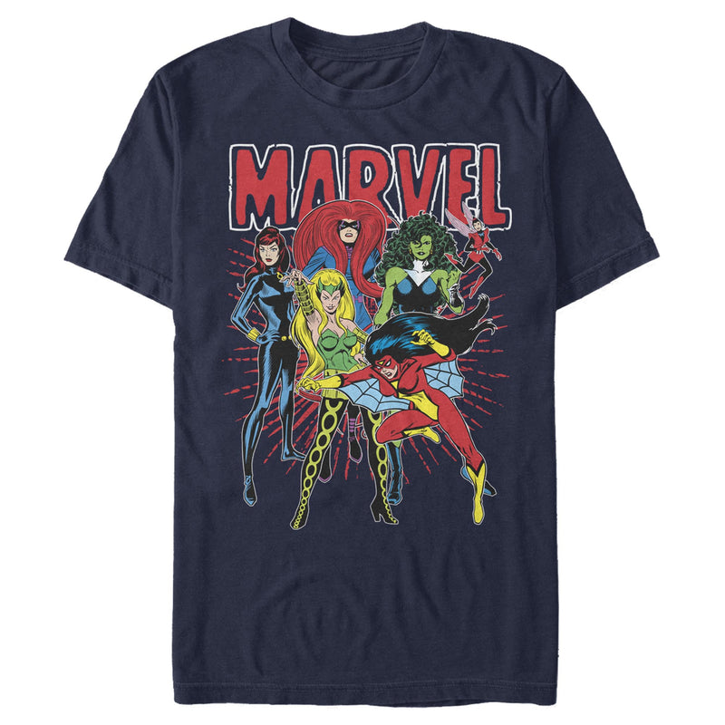 Men's Marvel Women Group Shot T-Shirt