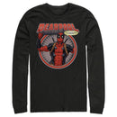 Men's Marvel Deadpool Comic Dialogue Icon Long Sleeve Shirt