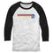 Men's Marvel Rainbow Streak Logo Baseball Tee