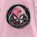 Girl's Marvel Spider Gwen Web Logo T-Shirt