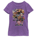 Girl's Marvel Rising: Secret Warriors in Action T-Shirt