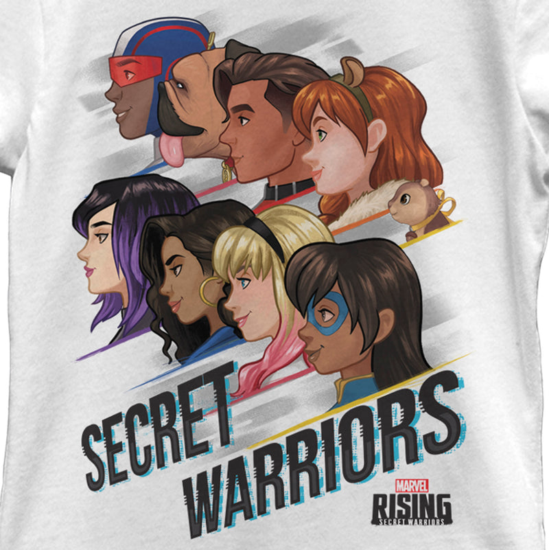 Girl's Marvel Rising: Secret Warriors Profiles T-Shirt