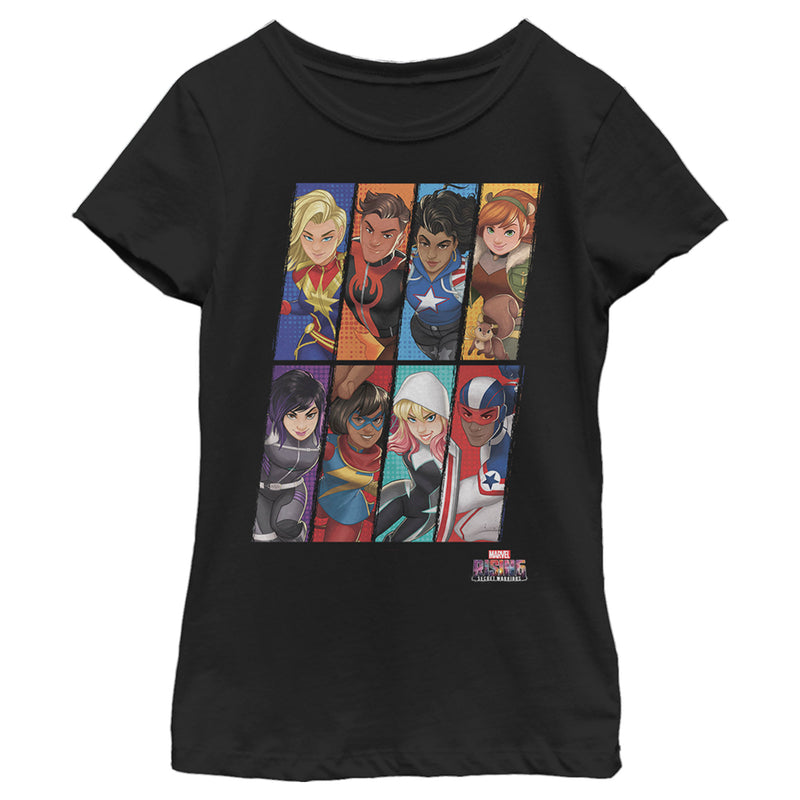 Girl's Marvel Rising: Secret Warriors Portraits T-Shirt