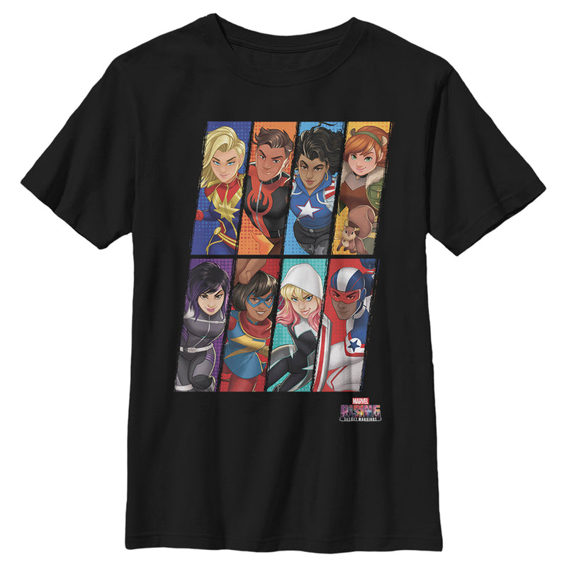 Boy's Marvel Rising: Secret Warriors Portraits T-Shirt