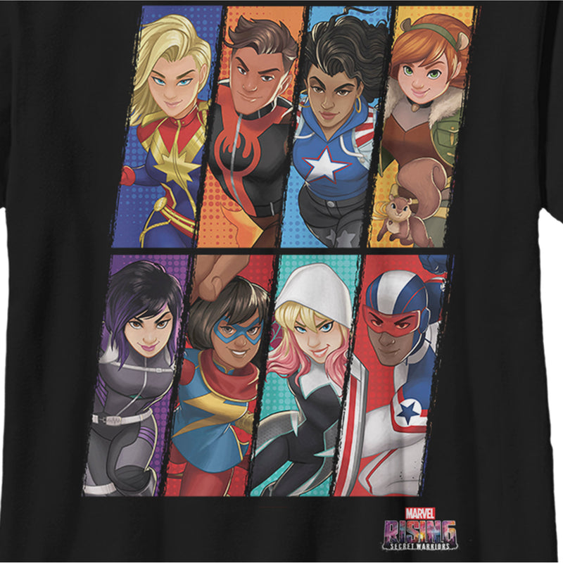 Boy's Marvel Rising: Secret Warriors Portraits T-Shirt