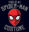 Men's Marvel Halloween This Is My Spider-Man Costume T-Shirt