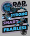 Boy's Marvel Black Panther Dad You are Strong Smart Fearless T-Shirt