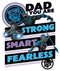 Men's Marvel Black Panther Dad You are Strong Smart Fearless Long Sleeve Shirt