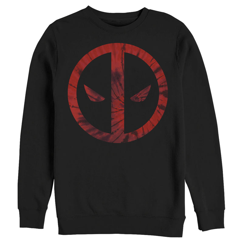 Men's Marvel Deadpool Tie-Dye Logo Sweatshirt