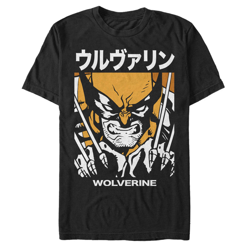 Men's Marvel Wolverine Portrait Poster T-Shirt