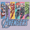Junior's Marvel Avengers Hero Rainbow Panel T-Shirt