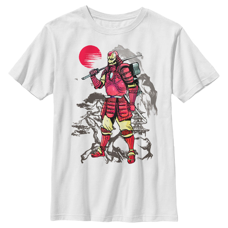 Boy's Marvel Iron Man Samurai Warrior T-Shirt