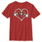 Boy's Marvel Iron Man Repulsors Heart T-Shirt