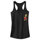 Junior's Marvel Guardians of the Galaxy Valentine's Day Groot Heart Racerback Tank Top
