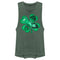 Junior's Marvel St. Patrick's Day Hero Four-Leaf Clover Festival Muscle Tee