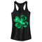 Junior's Marvel St. Patrick's Day Hero Four-Leaf Clover Racerback Tank Top