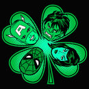 Junior's Marvel St. Patrick's Day Hero Four-Leaf Clover Racerback Tank Top