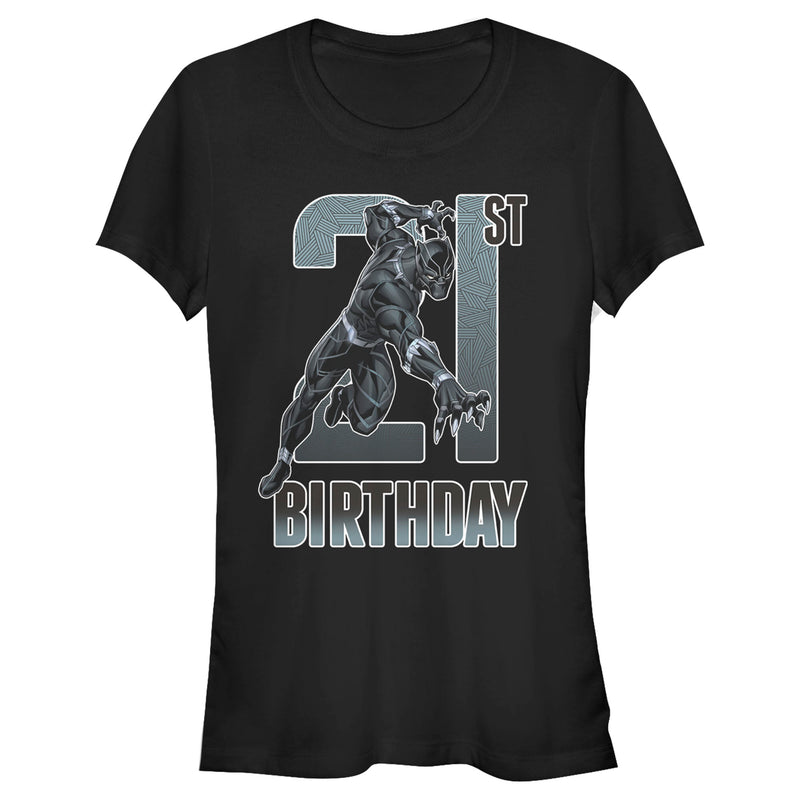Junior's Marvel Black Panther 21st Birthday T-Shirt