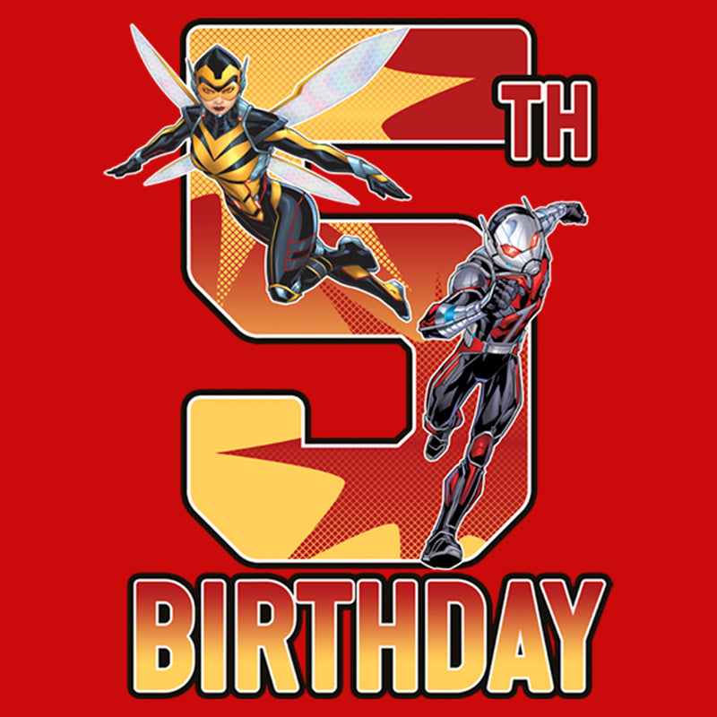 Boy's Marvel Ant-Man and Wasp 5th Birthday T-Shirt