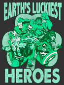 Men's Marvel St. Patrick's Day Earth's Luckiest Heroes T-Shirt