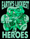 Men's Marvel St. Patrick's Day Earth's Luckiest Heroes Pull Over Hoodie