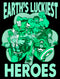 Junior's Marvel Avengers St. Patrick's Day Earths Luckiest Heroes T-Shirt