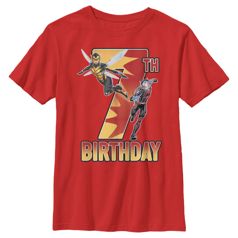 Boy's Marvel Ant-Man & Wasp 7th Birthday T-Shirt