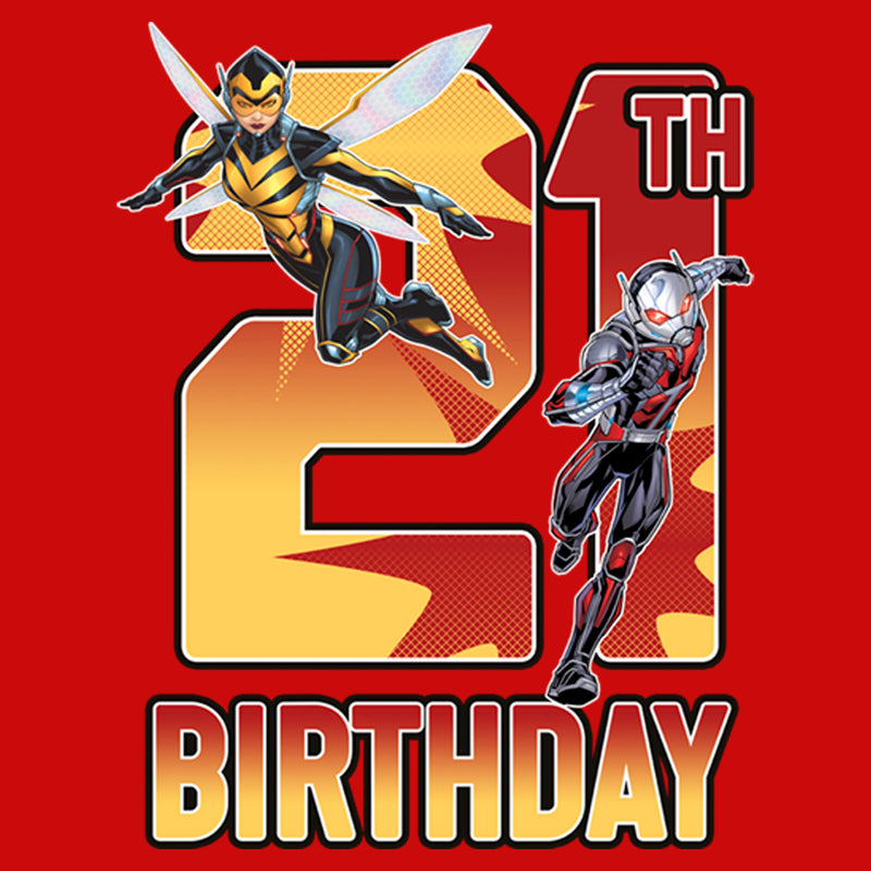 Boy's Marvel Ant-Man & Wasp 21st Birthday T-Shirt