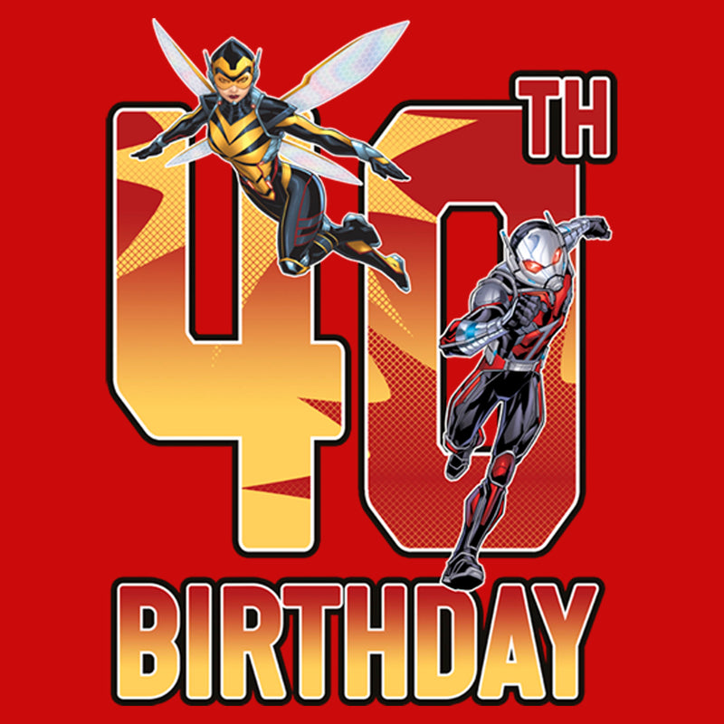 Boy's Marvel Ant-Man & Wasp 40th Birthday T-Shirt