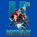 Boy's Marvel Thor Hammer 4th Birthday T-Shirt